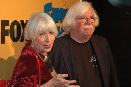 Ronald Milton MacFarlane  wearing black suit and black t-shirt.